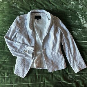 Banana republic pinstripe blazer size 0